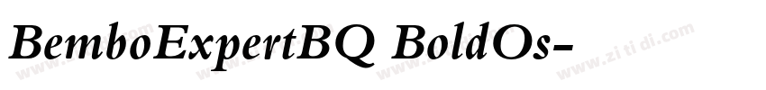BemboExpertBQ BoldOs字体转换